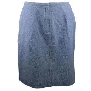 Talbots womens Skirt 12 gingham Italian Fabric Pencil Dorthy preppy old money